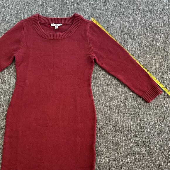 BB Dakota Burgundy Long Sleeve Dress - Picture 5 of 6